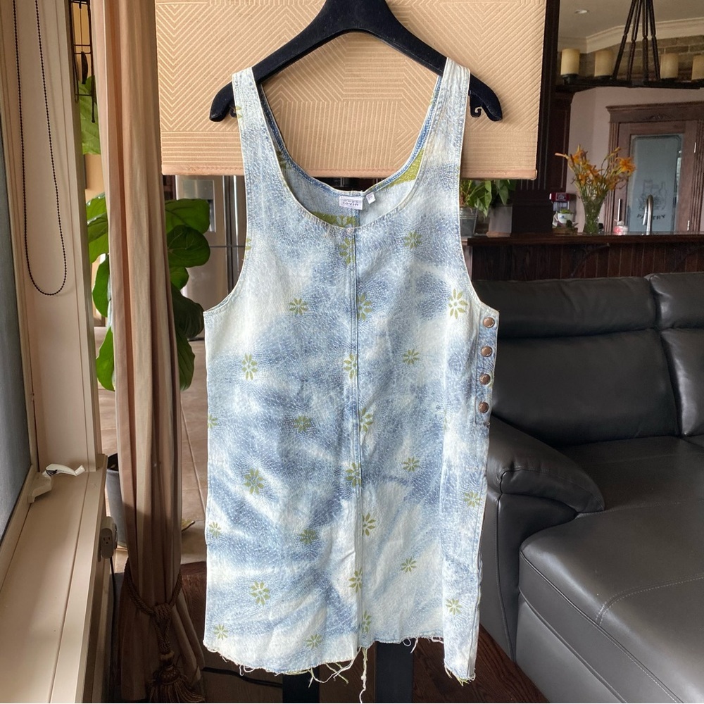 Stylish Blue Sleeveless SOMEDAYS LOVIN - STARGAZER PINNI DENIM Size 12/M